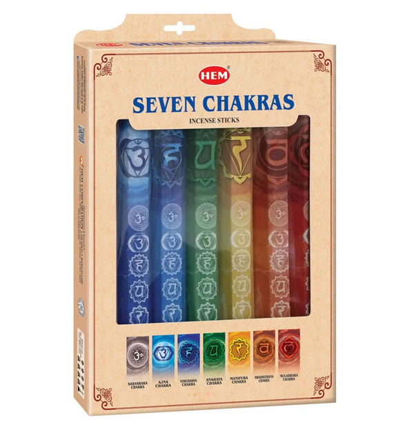 HEM 7 CHAKRA GIFT PACK 7 TUBE
