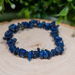 LAPIS CRYSTAL CHIP BRACELET