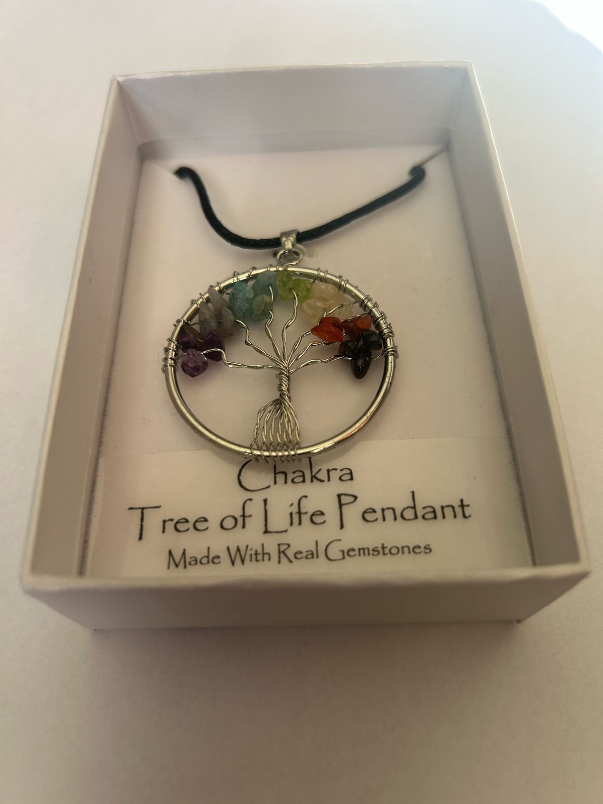 Tree of Life Chakra Necklace in gift box - Image 4