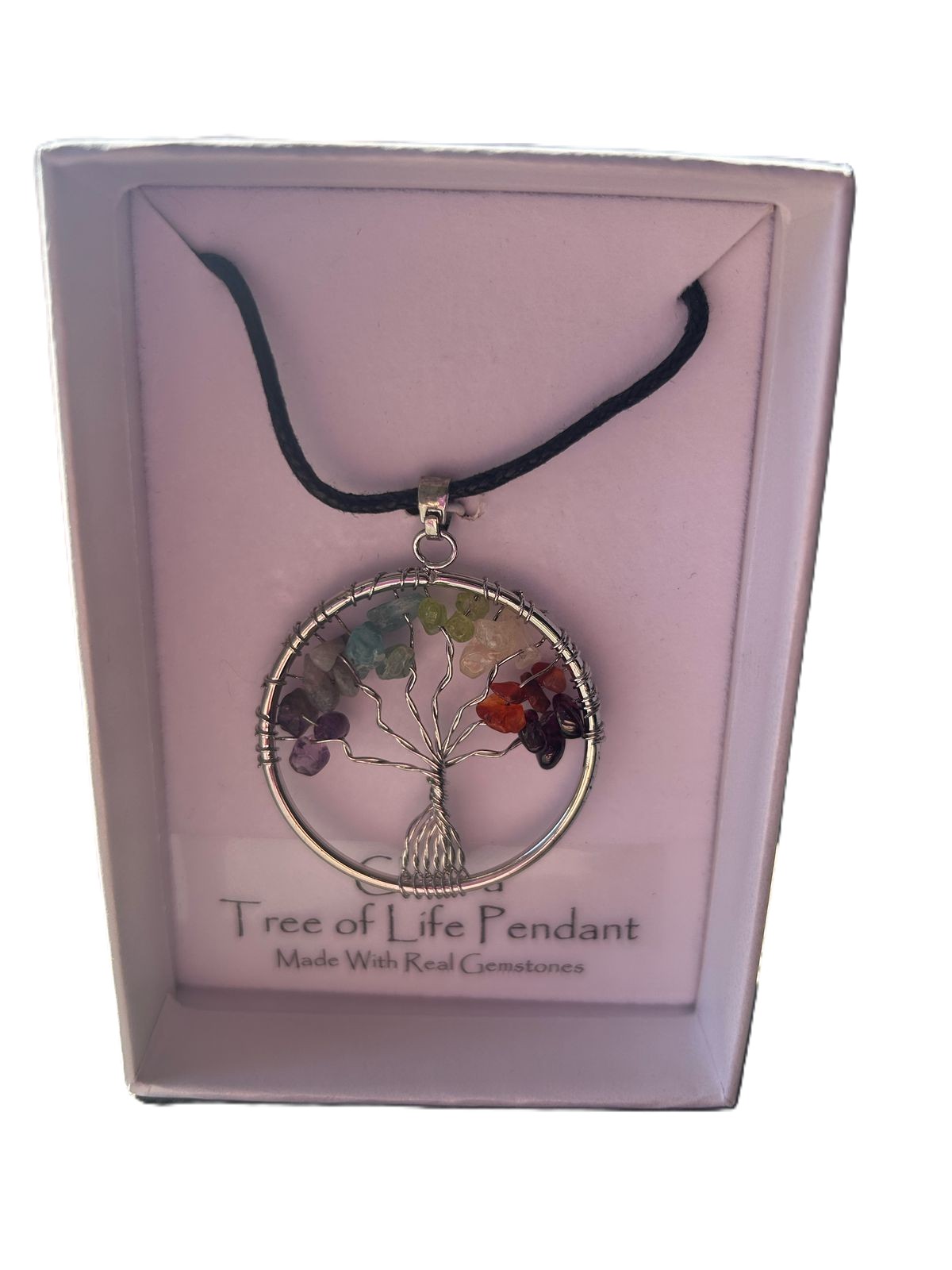 Tree of Life Chakra Necklace in gift box